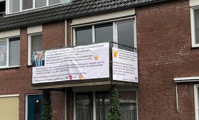Nieuwe spandoeken Veldmaterstraat in Haaksbergen