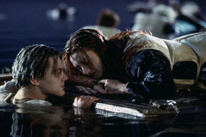 Jack en Rose in Titanic.