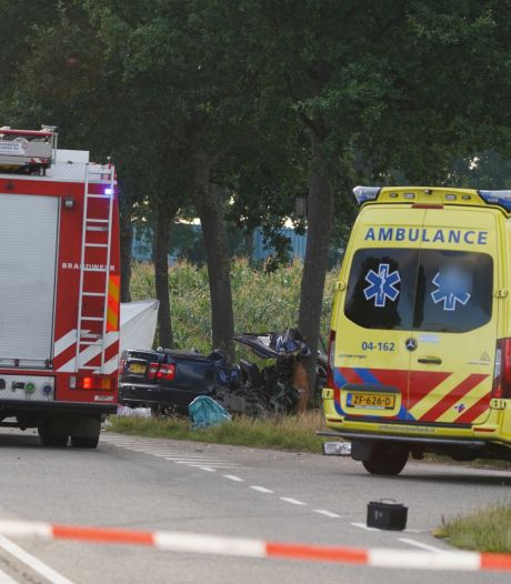 Twee tieners (17 en 19) komen om bij ernstig ongeluk in Staphorst: auto met vier inzittenden belandt tegen boom