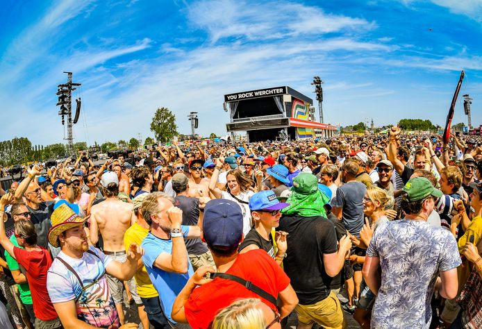 Rock Werchter 2019. Live Nation denkt dat concerten en festivals volgende zomer weer op grote schaal kunnen worden gehouden.