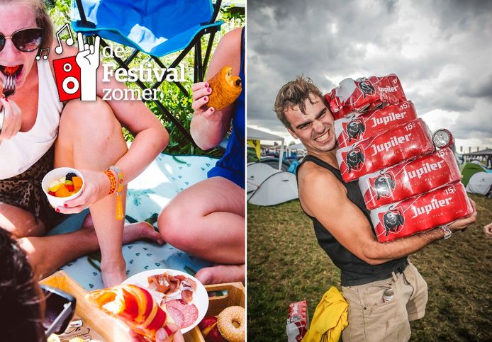 Wat neem je allemaal mee naar de festivalcamping van Pukkelpop om te eten?