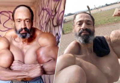 Bekende bodybuilder die olie in spieren spoot op 55-jarige leeftijd overleden