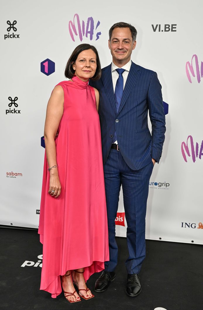 Alexander De Croo en Annik Penders.