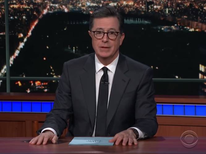 Talkshowhost Stephen Colbert hoopt op 'fake news'-award: "Niets geloofwaardiger dan Trump die je een leugenaar noemt"