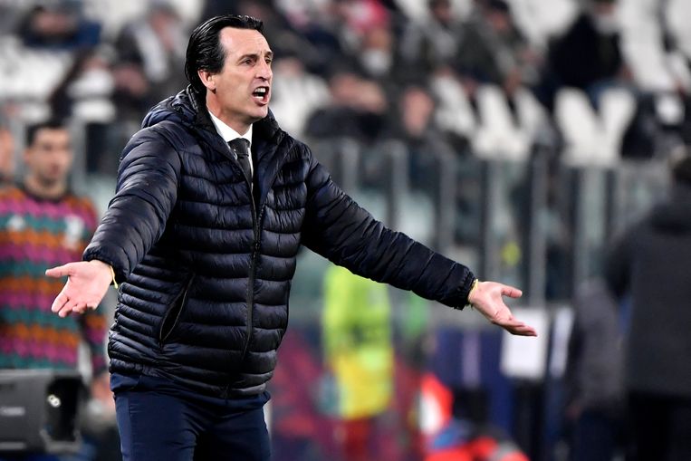 Villarreal-coach Unai Emery. Beeld Photo News