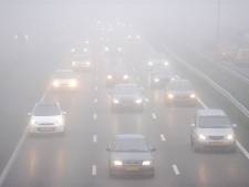 Code geel voor dichte mist in Brabant