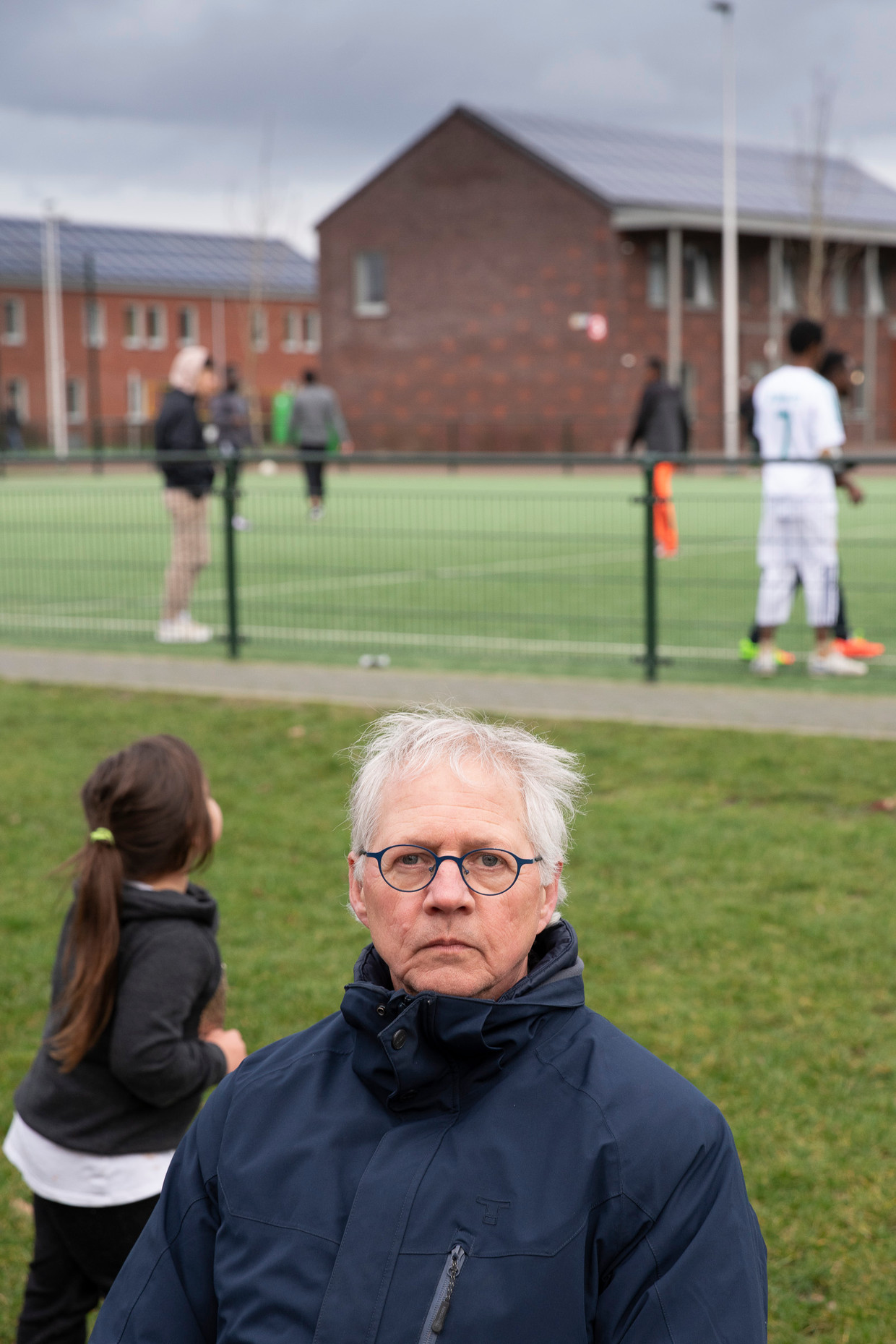 Henk Wolthof in het azc in Ter Apel. ‘Wij krijgen de ruimte om de grenzen van de wet op te zoeken.’