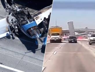 Dashcam filmt hoe piloot riskante noodlanding maakt op drukke snelweg in VS