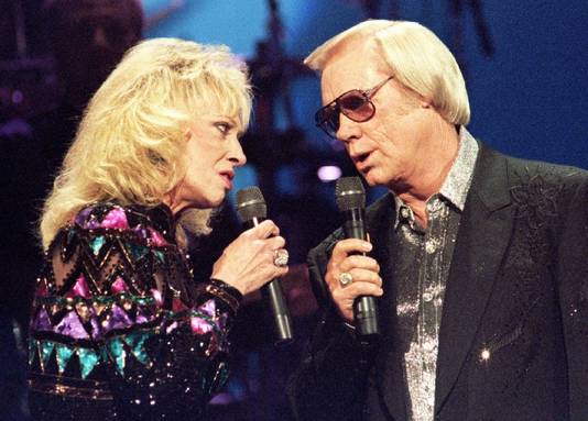Met Tammy Wynette in 1995.