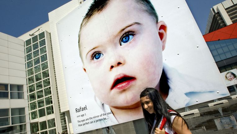Beeld uit de expositie 'Upside met Down' van fotografe Eva Snoijink (Den Haag, 2009). Beeld anp
