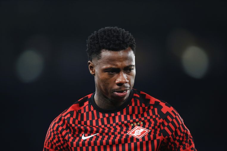 Quincy Promes verruilde in februari vorig jaar Ajax voor Spartak Moskou. Beeld Offside via Getty Images