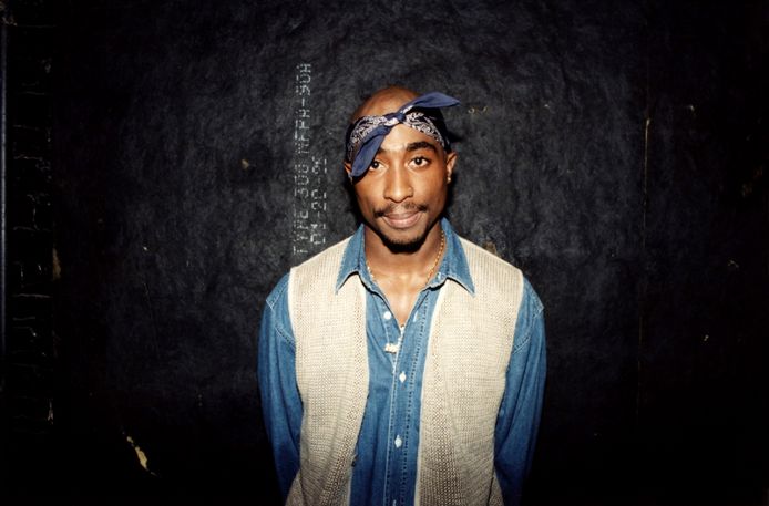Rapper Tupac Shakur.