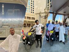 Na 5054 kilometer fietsen is Mhemed in Mekka: ‘Door wilde apen was ik m’n leven niet zeker’