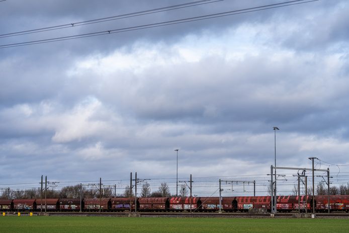 De Betuweroute bij Reeth, waar de provincie ook de Railterminal Gelderland aan wil leggen.