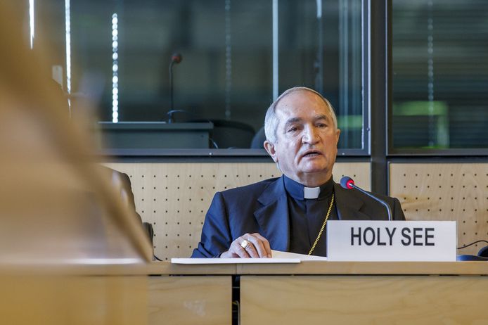 De Vaticaanse ambassadeur voor de VN, Silvano Tomasi.