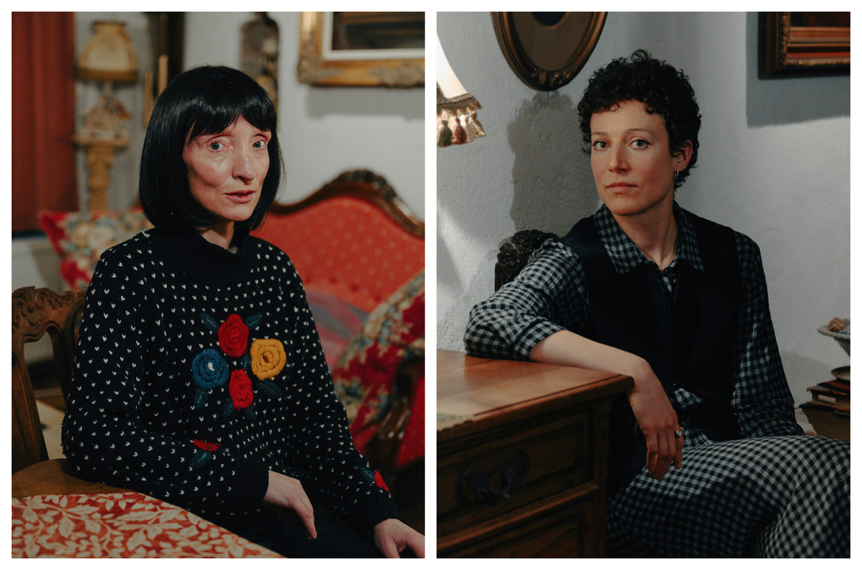 Delphine Lecompte en Heleen Debruyne Beeld Damon De Backer