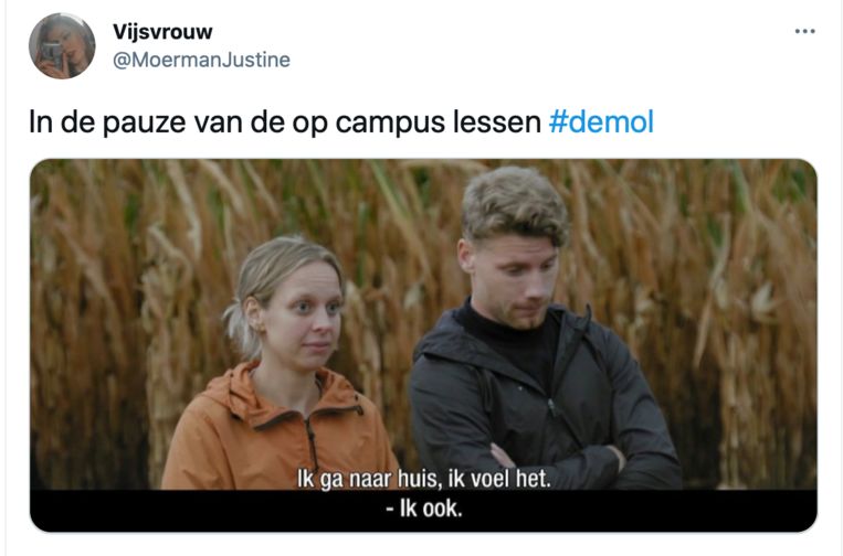 De Mol-memes Beeld Twitter