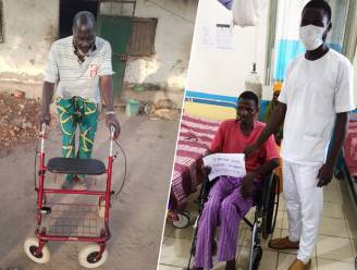 Rolstoelen en rollators van woonzorgcentrum Ten Hove gaan op pensioen in Gambia