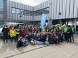 de kinderen van de gemeentelijke basisschool De Zandloper ruimden bijna 1.000 kilo aan zwerfvuil.