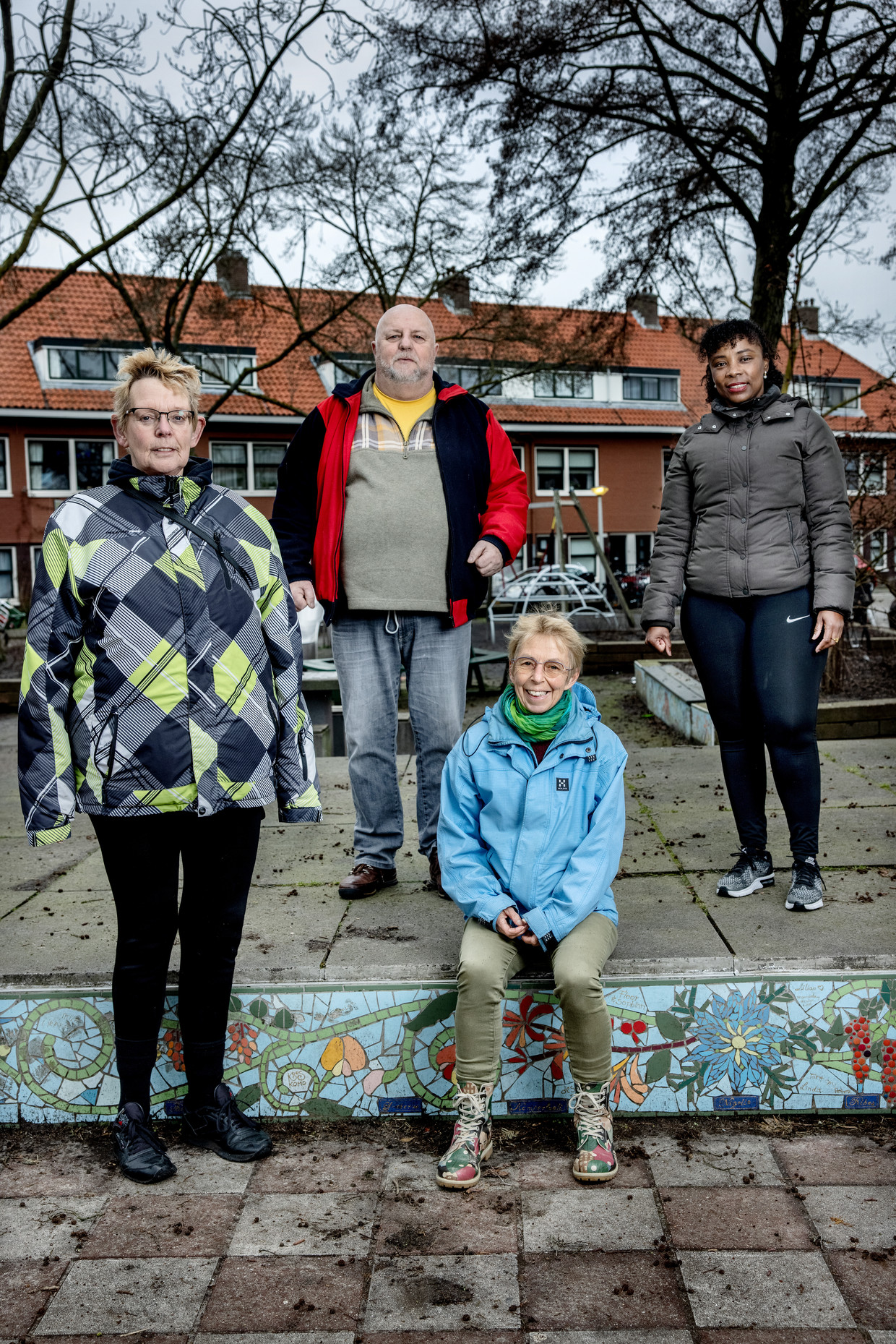 Deelnemers van ‘Gezond Noord’. Beeld Jean-Pierre Jans