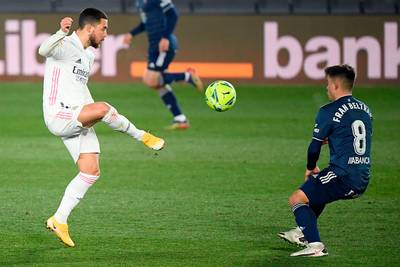 Real Madrid wint makkelijk van Celta en wordt leider, Hazard krijgt kwartier speeltijd