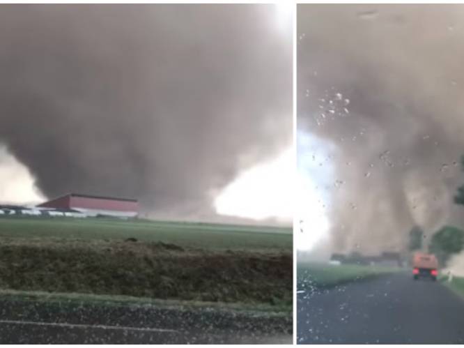 VIDEO: Tornado trekt 'spoor van verwoesting' langs grens tussen Duitsland en Nederlands Limburg