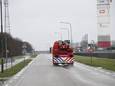 Ook de brandweer werd opgeroepen vanwege het ongeval.
