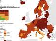 Europa kleurt volledig rood op nieuwe coronakaart: twee landen ontspringen nog de dans