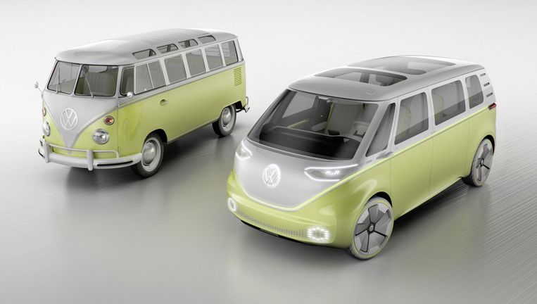 Portaal zonsopkomst Terugroepen Volkswagen lanceert nieuwe versie van legendarische hippiebus | De  Volkskrant