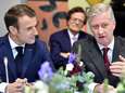 Le roi Philippe et Macron à Molenbeek: "Cela me tenait à cœur de vous emmener ici"