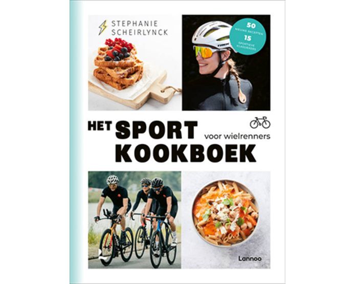 'Het sportkookboek voor wielrenners' van Stephanie Scheirlynck.