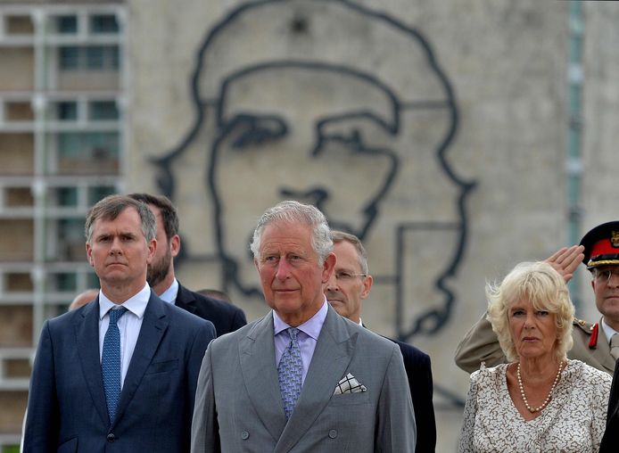Prins Charles en zijn vrouw Camilla in Cuba.