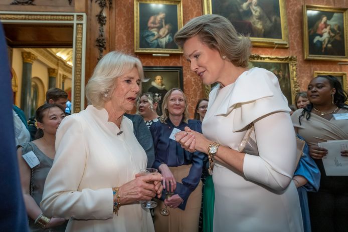 La reine Camilla et la reine Mathilde