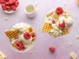Wat Eten We Vandaag: Sundae met witte chocolade en framboos