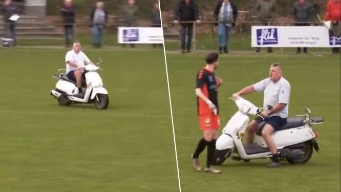 KIJK. “Hij handelde uit emotie”: kwade buurman verstoort amateurvoetbalmatch door met scooter veld op te rijden