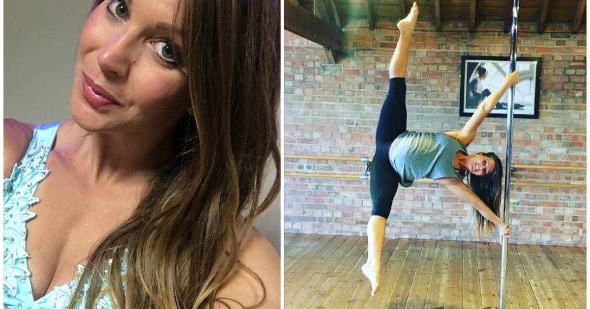 Deze paaldanseres is 7 maanden zwanger, maar dat houdt