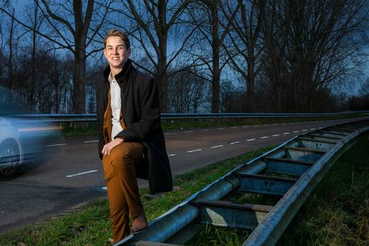 Noah Brok bij De Hoeven tussen Haarsteeg en Elshout.