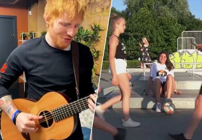 Ed Sheeran maakt TikTok-duet met oude video Celine Dept