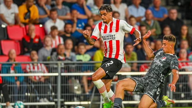 PSV is ontevreden over de sportieve ontwikkeling van Ki-Jana Hoever en stuurt hem naar de beloften