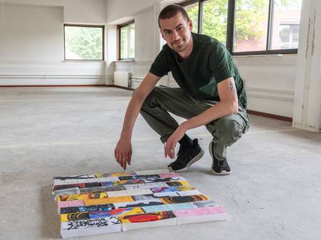 Rick (25) draagt met zijn kunst bij aan een betere wereld: ‘Een uitnodiging tot reflectie en verandering’  