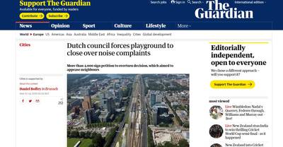 Luidruchtig Nijmeegs speelveldje is opeens wereldnieuws: ‘Een herkenbaar en universeel probleem’