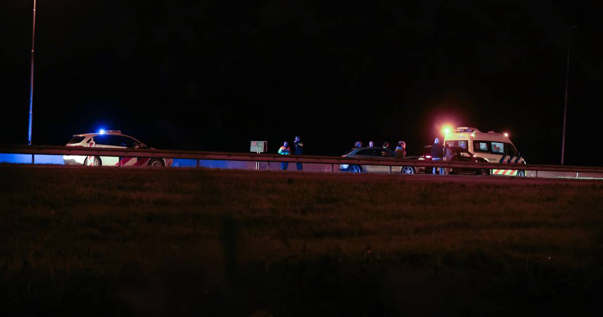 Verkeershinder op A7 bij Oudehaske na ongeluk