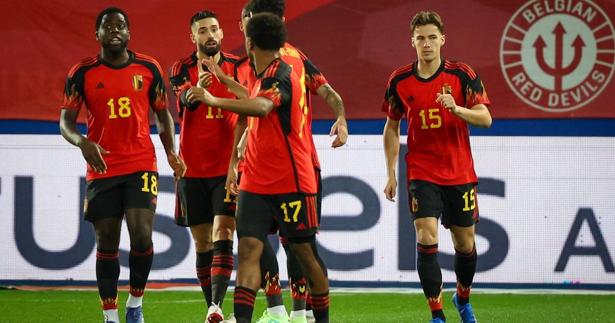 Experimentele Rode Duivels hebben genoeg aan snelle goal van Carrasco ...