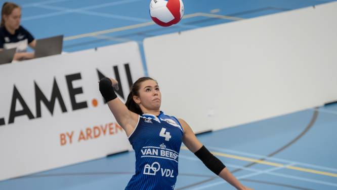 Nijmeegse volleybalster Noa Rahangmetan is ook bij landskampioen een snelle leerling