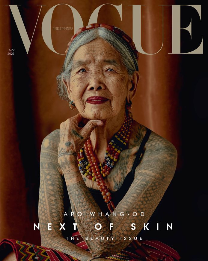 Apo Whang-Od schrijft geschiedenis op de cover van Vogue.