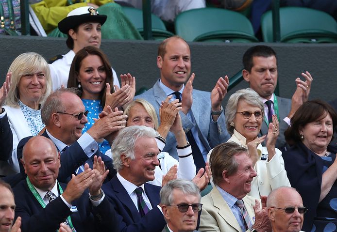 Prins William en zijn vrouw Kate Middleton waren van de partij.