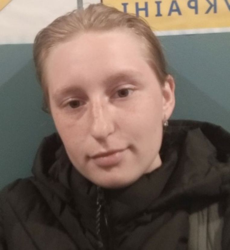 Hanna (22) vluchtte via Rusland uit Oekraïne.  Beeld Michiel Driebergen