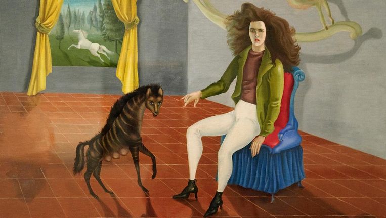 Zelfportret Leonora Carrington, circa 1937-'39. Beeld Imageselect