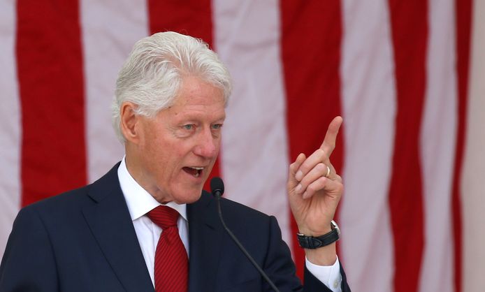 Oud-president van de Verenigde Staten Bill Clinton op archiefbeeld uit 2018.