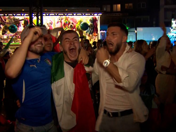 Genk gaat uit zijn dak na overwinning van Italië tegen België